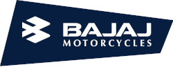 Logo Bajaj plaqueta azul